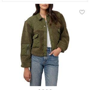 Rails Peyton Faux Shearling Quilted Jacket